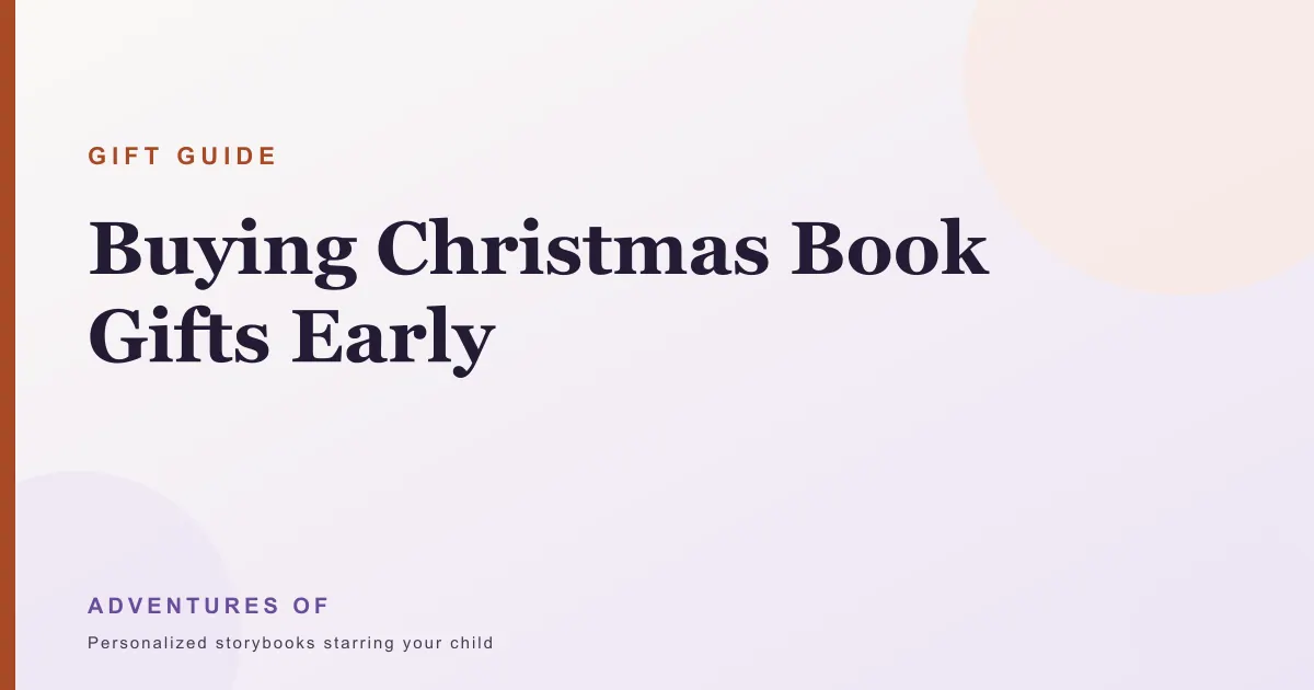 Buying Christmas Books Early (and What to Do If You Did Not)