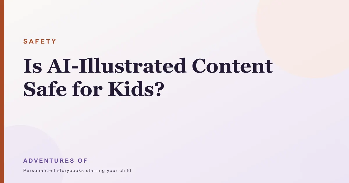 Is AI-Illustrated Content Safe for Kids?