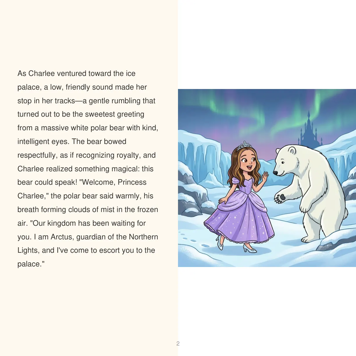 Page 3 of Charlee and the Polar Bear Princess of the Arctic